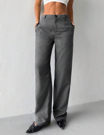 Pantaloni Shein, gri