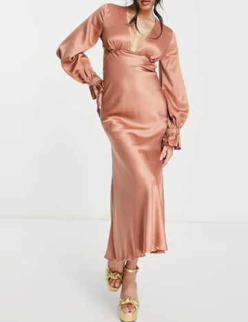Rochie maxi ASOS, cărămiziu