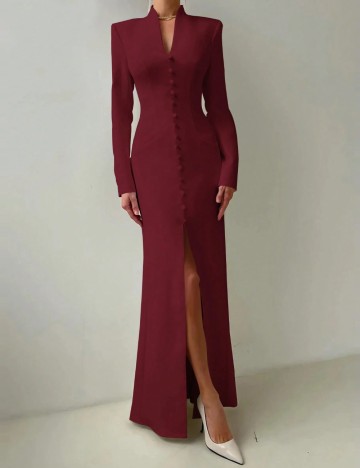 Rochie maxi Shein, vișiniu