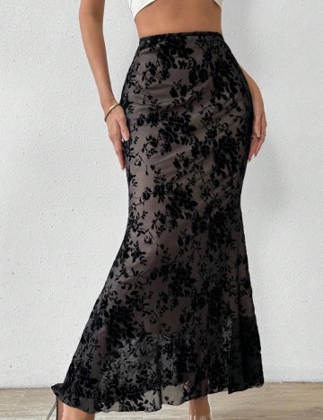 Fustă maxi Shein, negru