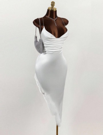 Rochie midi Shein, alb