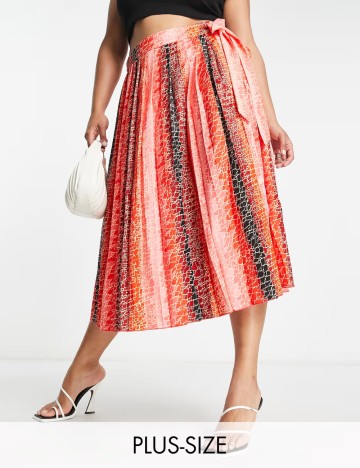 Fustă maxi Little Mistress, mix culori