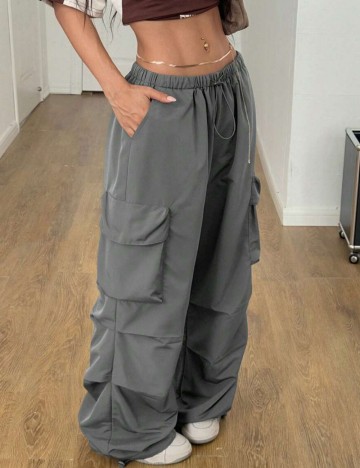 Pantaloni Shein, gri