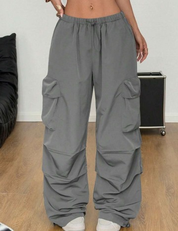 Pantaloni Shein, gri