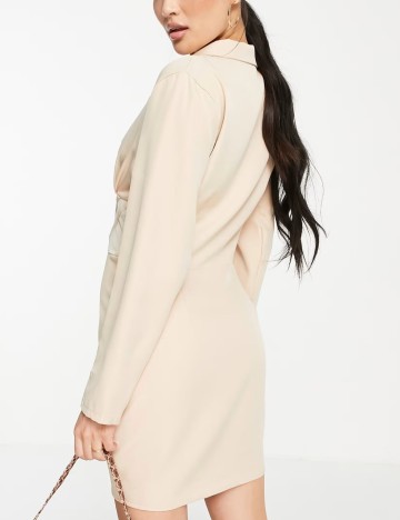 Rochie mini Femme Luxe, bej