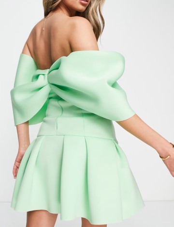 Rochie mini ASOS, verde menta