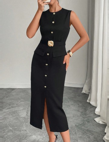 Rochie midi Shein, negru