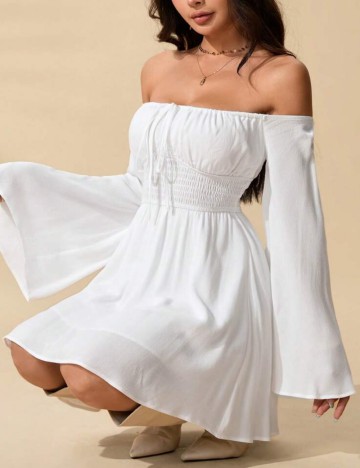 Rochie mini Shein, alb