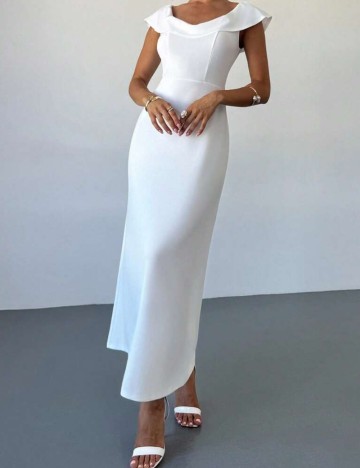 Rochie maxi Shein, alb