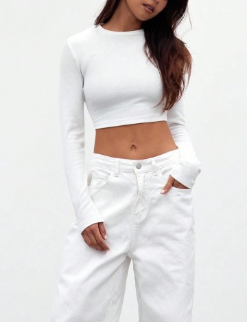 Bluză Shein MUSERA, alb