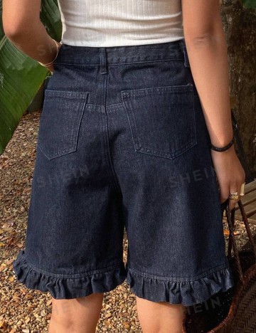 Pantaloni scurți de blugi Shein DAZY, albastru