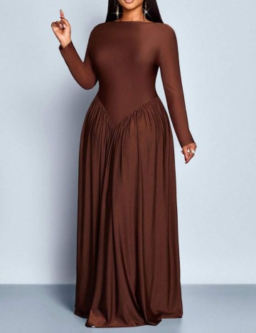 Rochie maxi Shein, maro