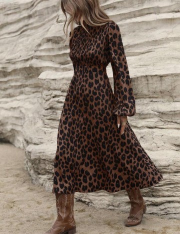 Rochie midi Shein Aveloria, mix culori