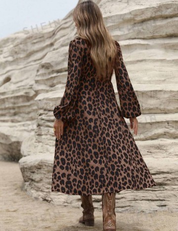 Rochie midi Shein Aveloria, mix culori