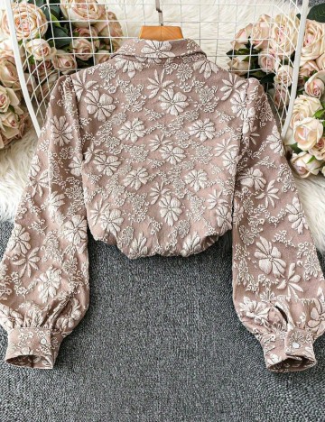 Cămașă Shein, maro