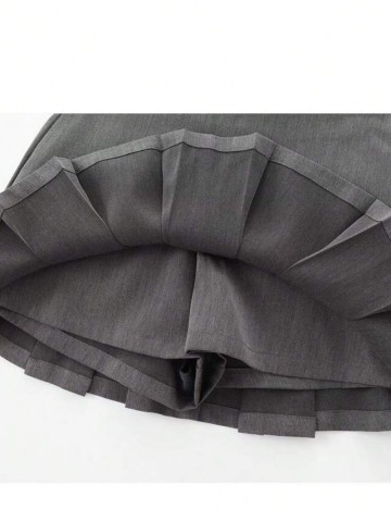 Fustă Pantalon Shein, gri