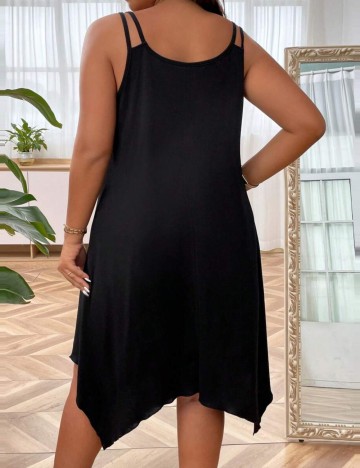 Rochie midi Shein Curve+, negru