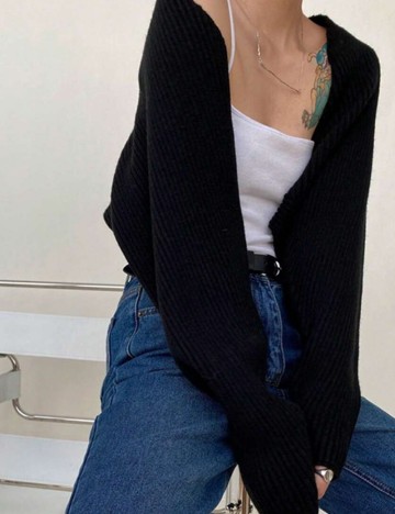 Cardigan Shein, negru