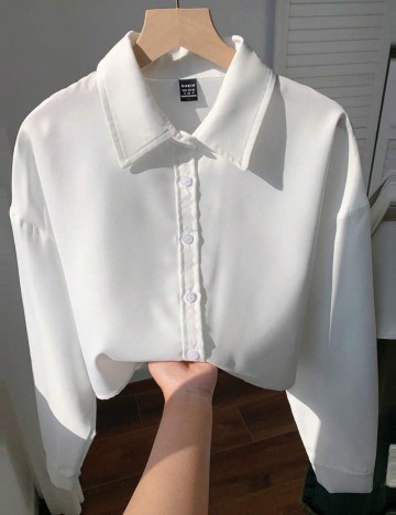 Cămașă Shein, alb