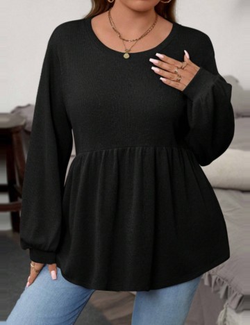 Bluză Shein Curve+, negru