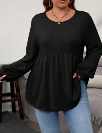 Bluză Shein Curve+, negru