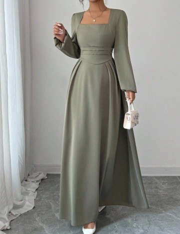 Rochie maxi Shein, verde