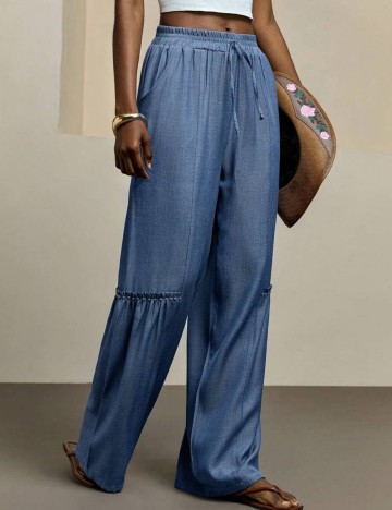 Pantaloni Shein, albastru