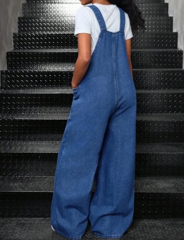 Salopetă de blugi Shein, albastru