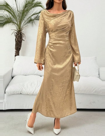 Rochie maxi Shein, auriu
