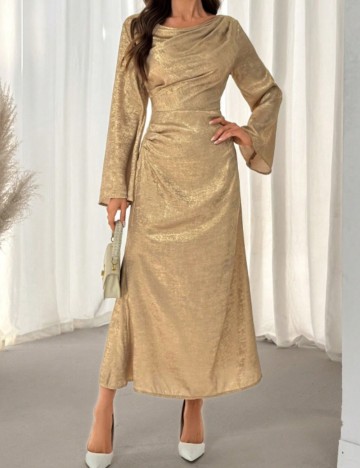 Rochie maxi Shein, auriu