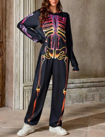 Salopetă lungă Shein, mix culori