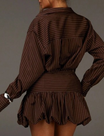 Fustă mini Shein, maro