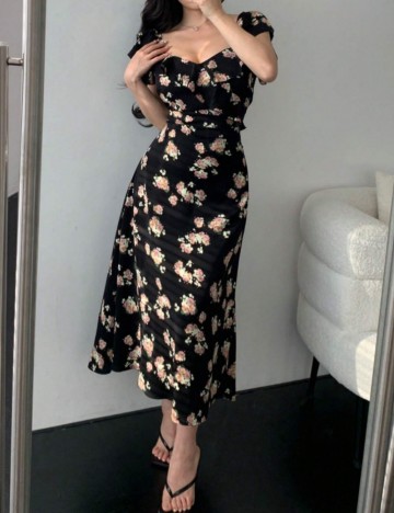 Rochie midi Shein, negru