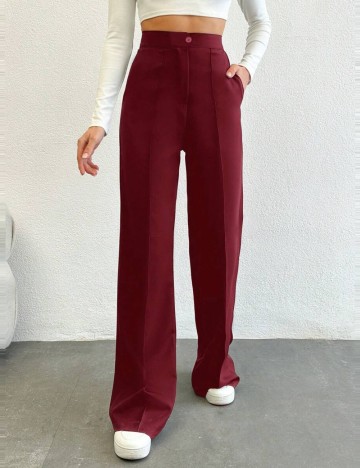 Pantaloni Shein, vișiniu