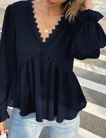 Cămașă Shein, albastru