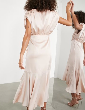 Rochie maxi ASOS, roz