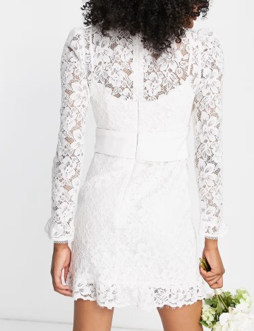 Rochie mini ASOS, alb