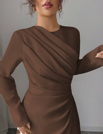 Rochie maxi Shein, maro