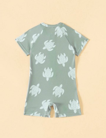 Salopetă de baie Shein, verde