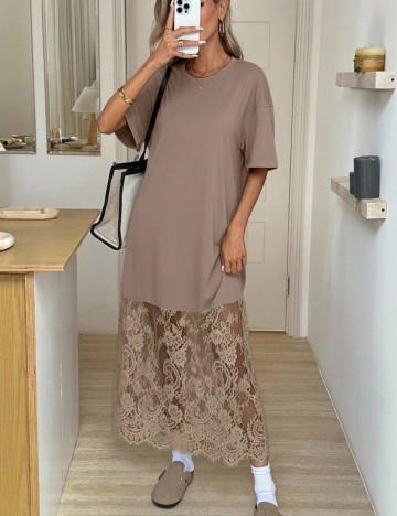 Rochie midi Shein, bej