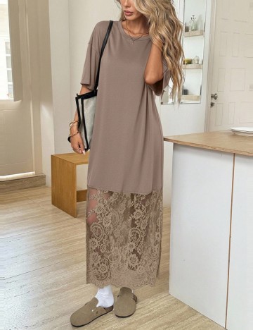 Rochie midi Shein, bej