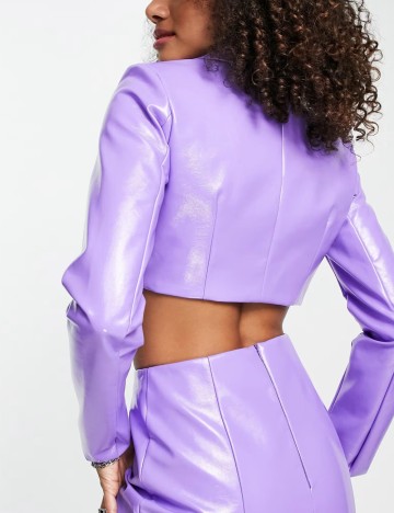 Sacou scurt Kyo, mov