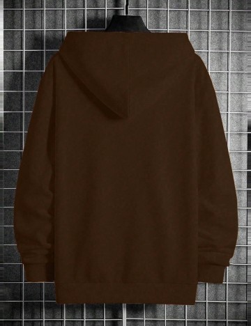 Hanorac Shein MANFINITY, maro