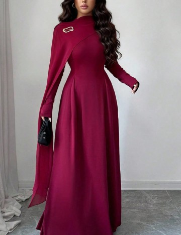 Rochie maxi Shein, vișiniu