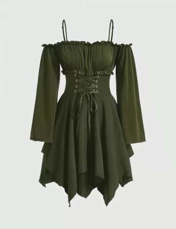 Rochie mini Shein, verde