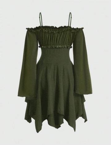 Rochie mini Shein, verde