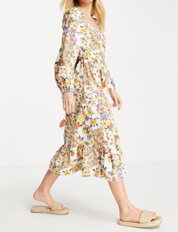 Rochie midi Miss Selfridge, mix culori