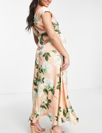 Rochie maxi Liquorish, mix culori