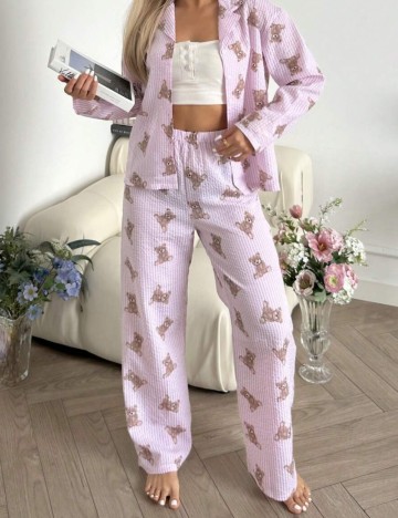 Compleu pijamale Shein, mix culori
