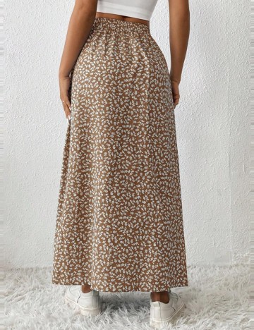 Fustă midi Shein, mix culori